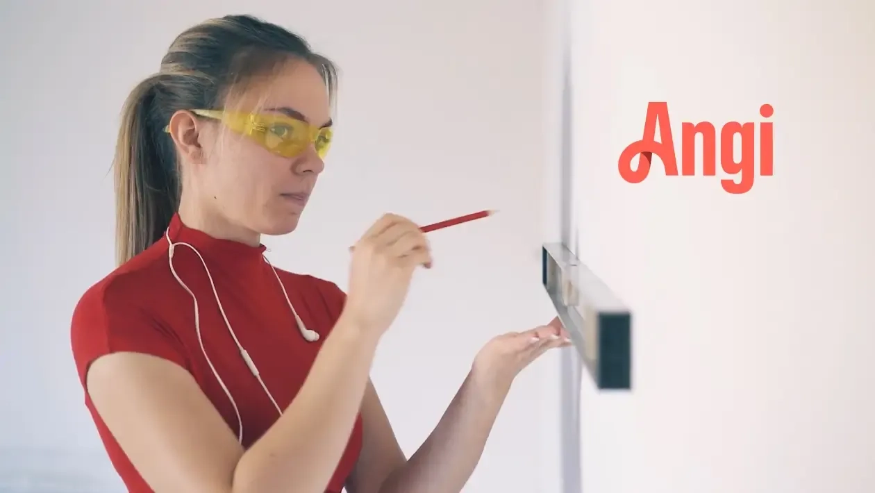 Video still from Angi customer story video